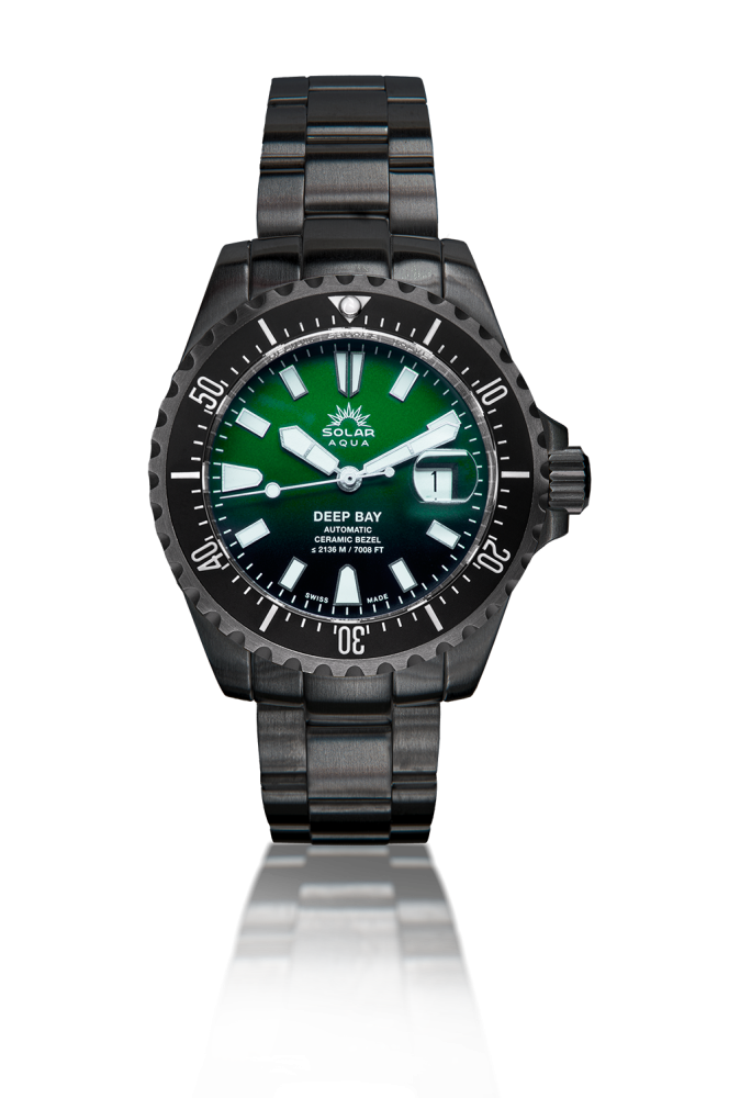 Orologi SOLAR-AQUA DEEP BAY STEEL