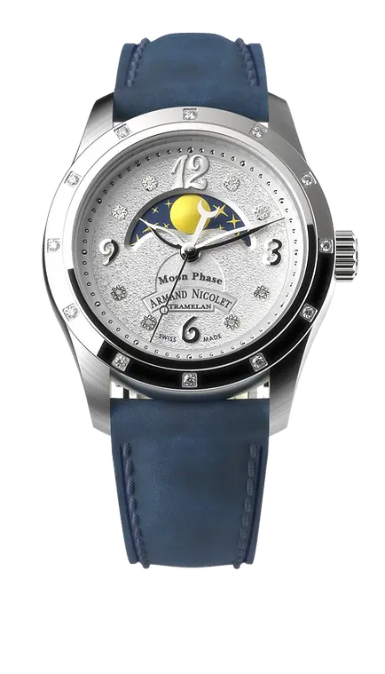 M03 MOONPHASE - CASE SET WITH DIAMONDS - 34 mm