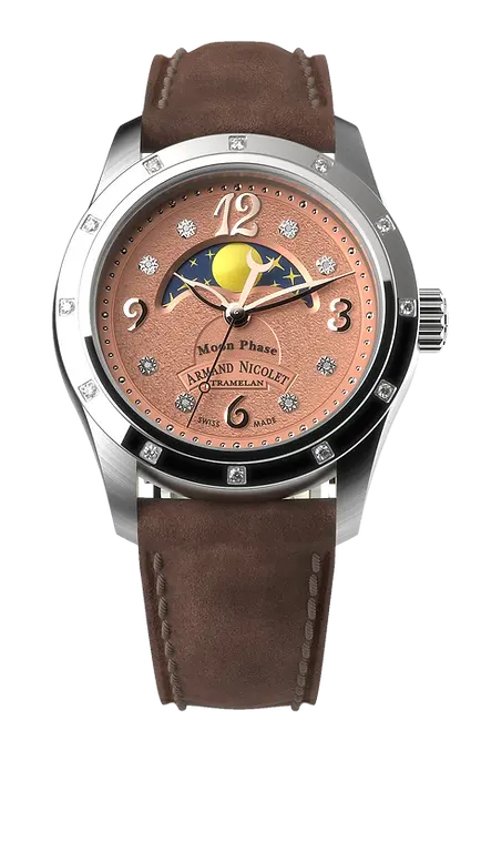 M03 MOONPHASE - CASE SET WITH DIAMONDS - 34 mm