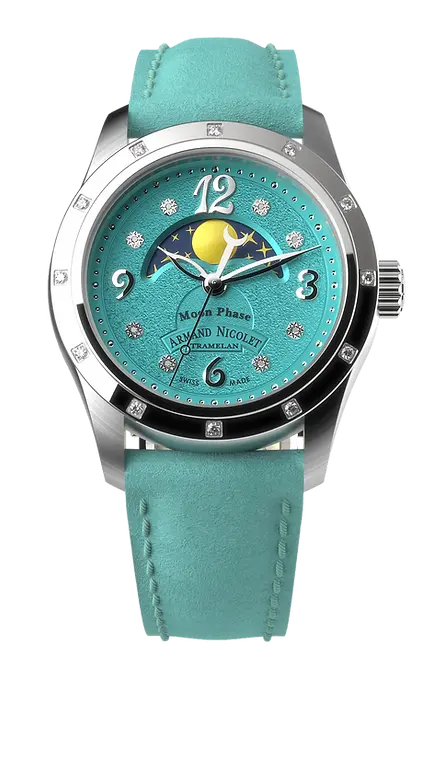 M03 MOONPHASE - CASE SET WITH DIAMONDS - 34 mm
