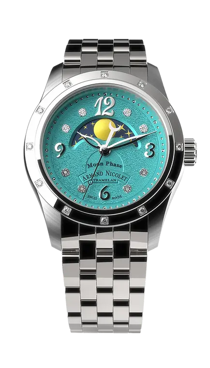 M03 MOONPHASE - CASE SET WITH DIAMONDS - 34 mm