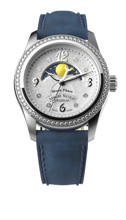 M03 MOONPHASE - CASE SET WITH DIAMONDS - 34 mm