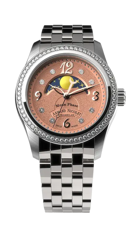 M03 MOONPHASE - CASE SET WITH DIAMONDS - 34 mm