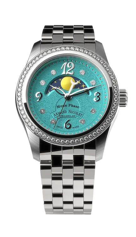 M03 MOONPHASE - CASE SET WITH DIAMONDS - 34 mm