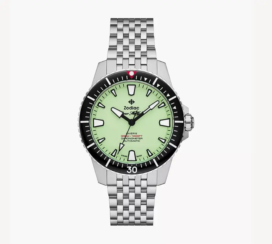 ZODIAC Pro-Diver Automatic Stainless Steel Watch - 42MM