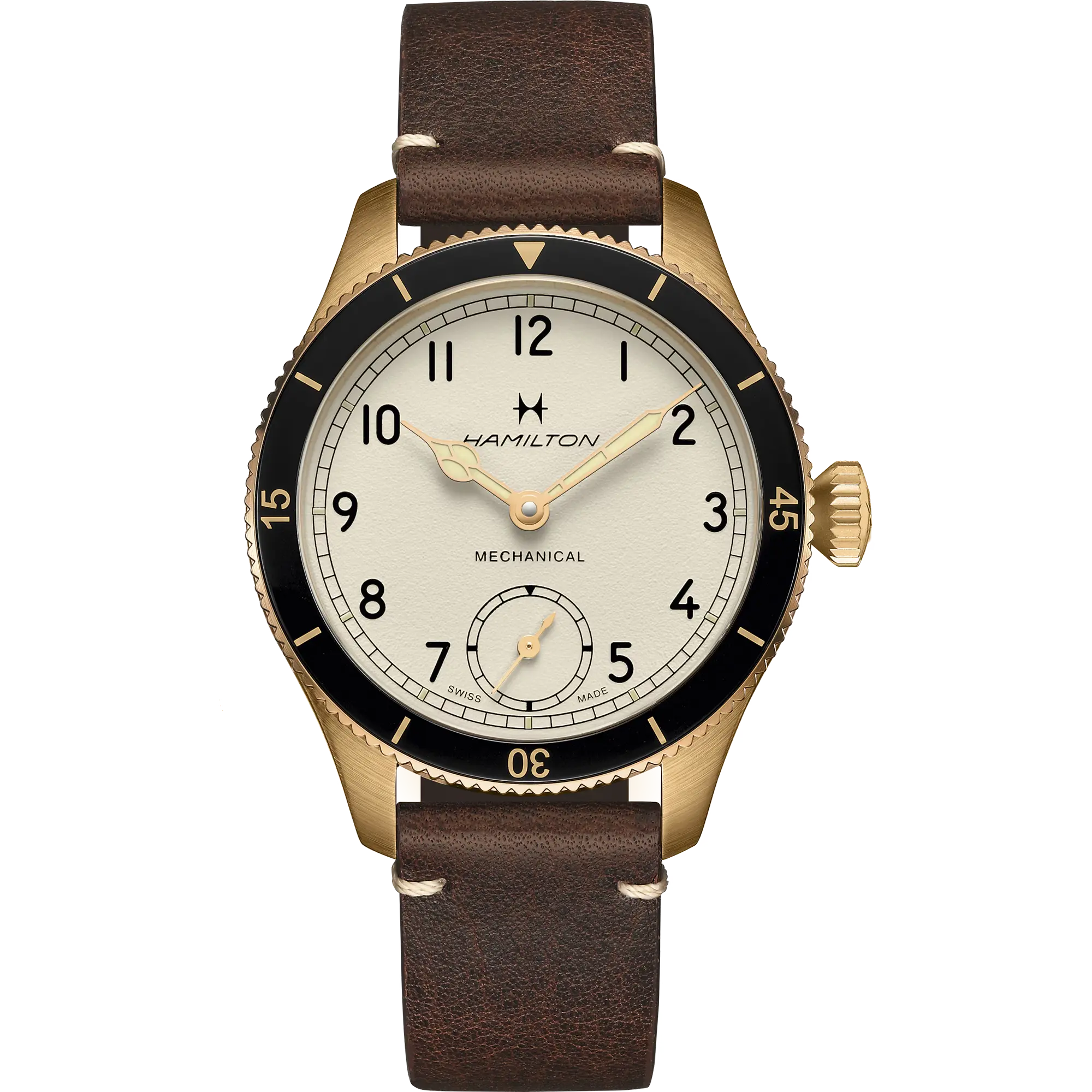 Khaki Aviation Pilot Pioneer Mechanical 43 mm