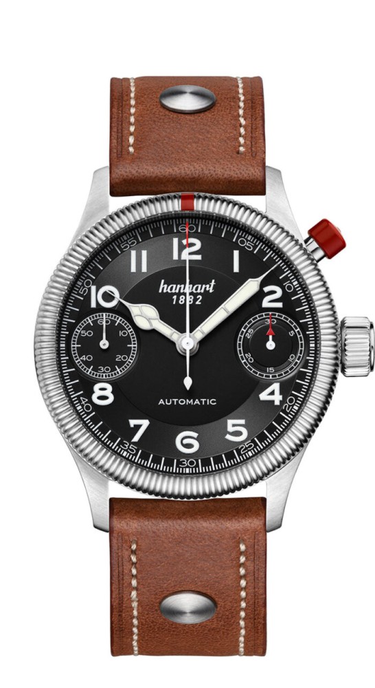 PIONEER MonoScope, black fluted bezel, 45 mm