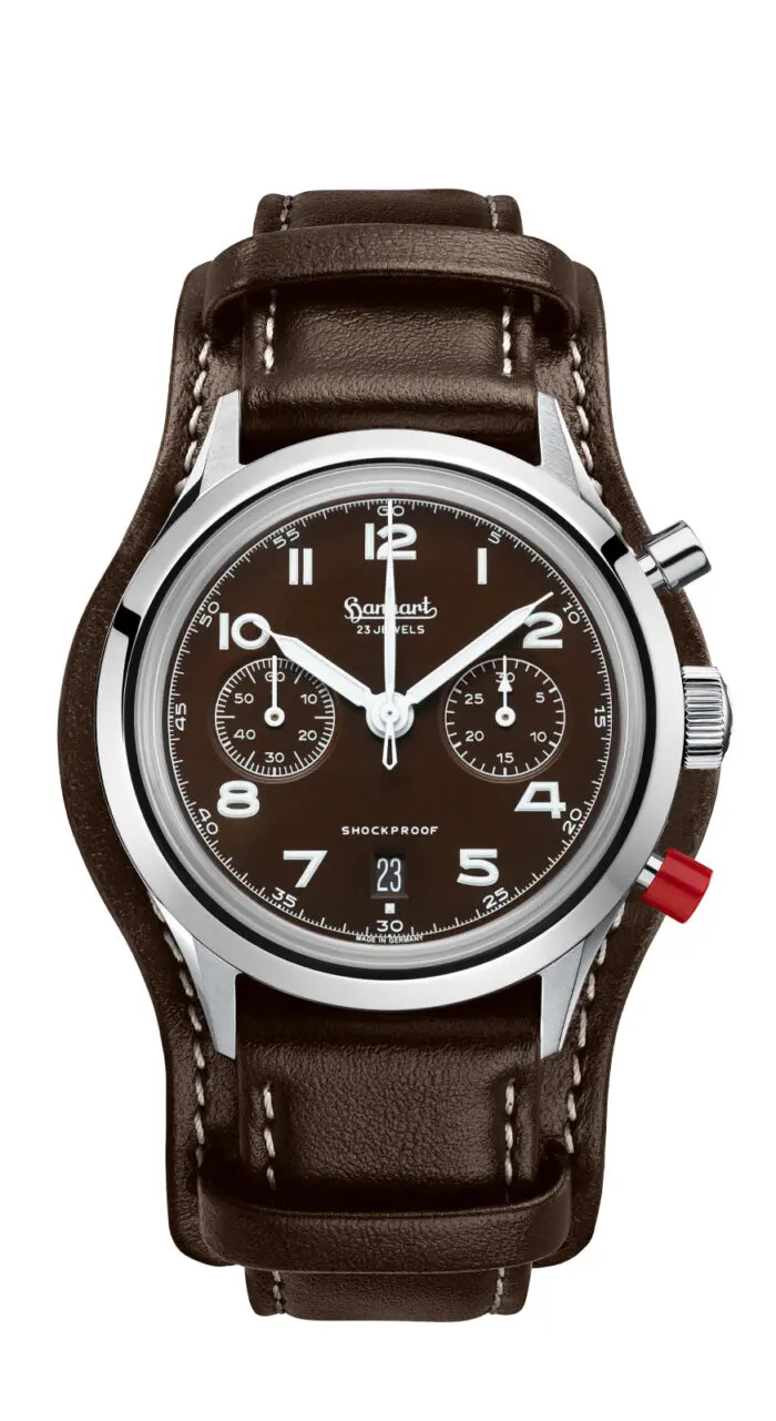 417 ES Mocha Flyback Date, 42 mm