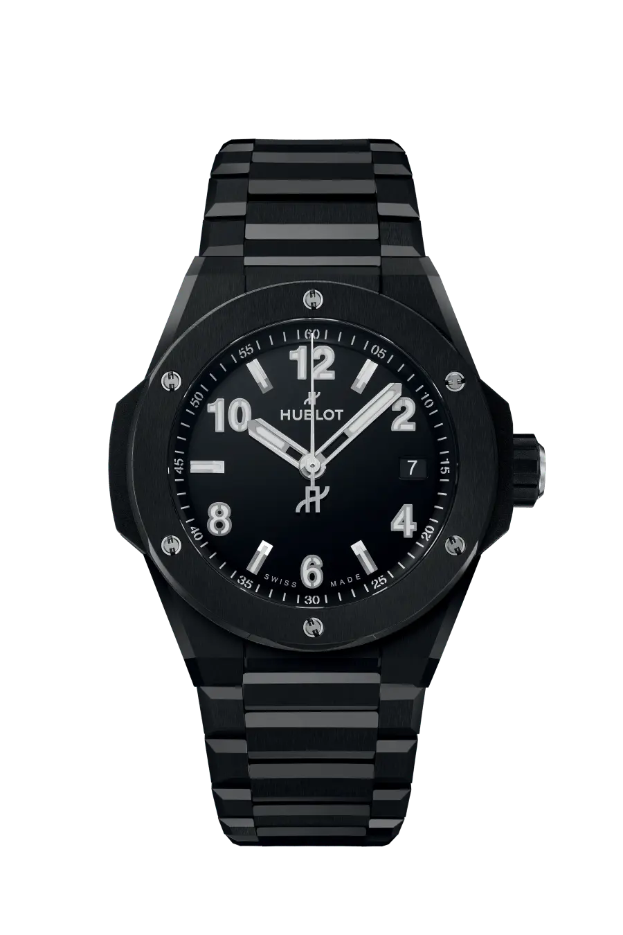 INTEGRATED TIME ONLY BLACK MAGIC 38MM