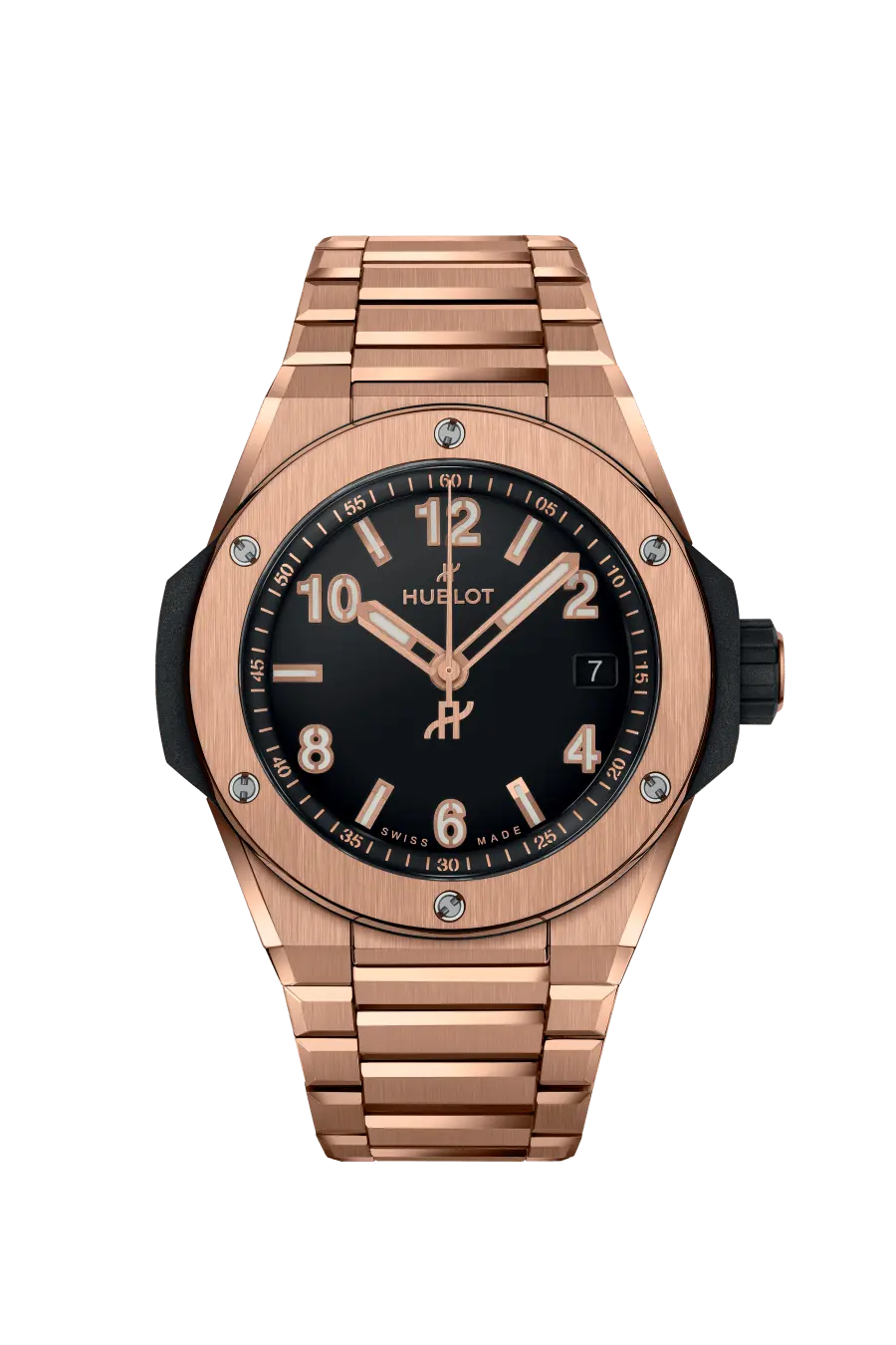 INTEGRATED TIME ONLY KING GOLD 38MM