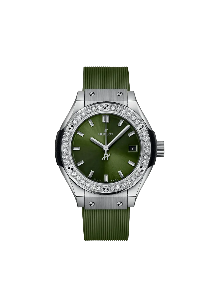 TITANIUM GREEN DIAMONDS 29MM