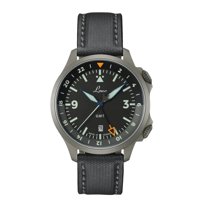PILOT WATCHES SPECIAL MODELS FRANKFURT GMT SCHWARZ