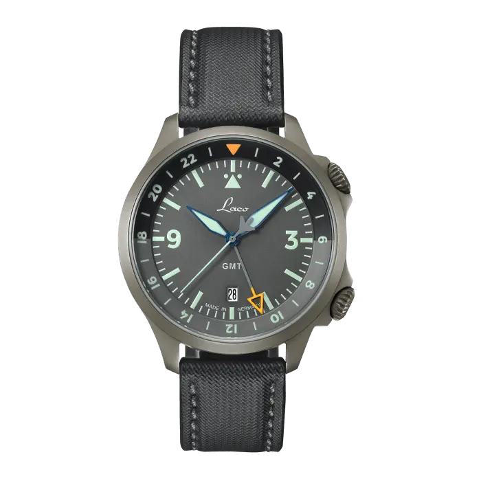 PILOT WATCHES SPECIAL MODELS FRANKFURT GMT GRAU
