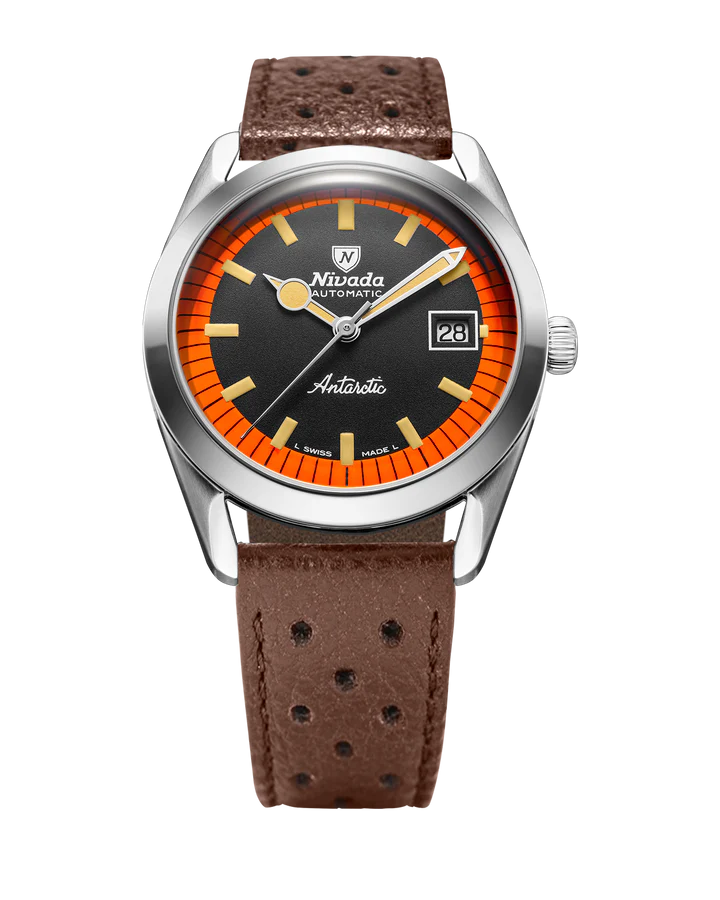 SUPER ANTARCTIC BLACK & ORANGE - 38MM