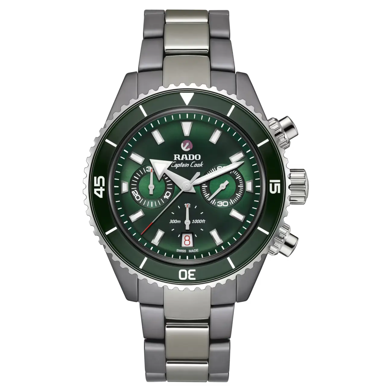 Captain Cook High-Tech Ceramic Automatic Chronograph 43 mm