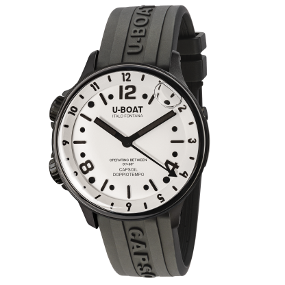 DOPPIOTEMPO DLC WHITE 45 mm