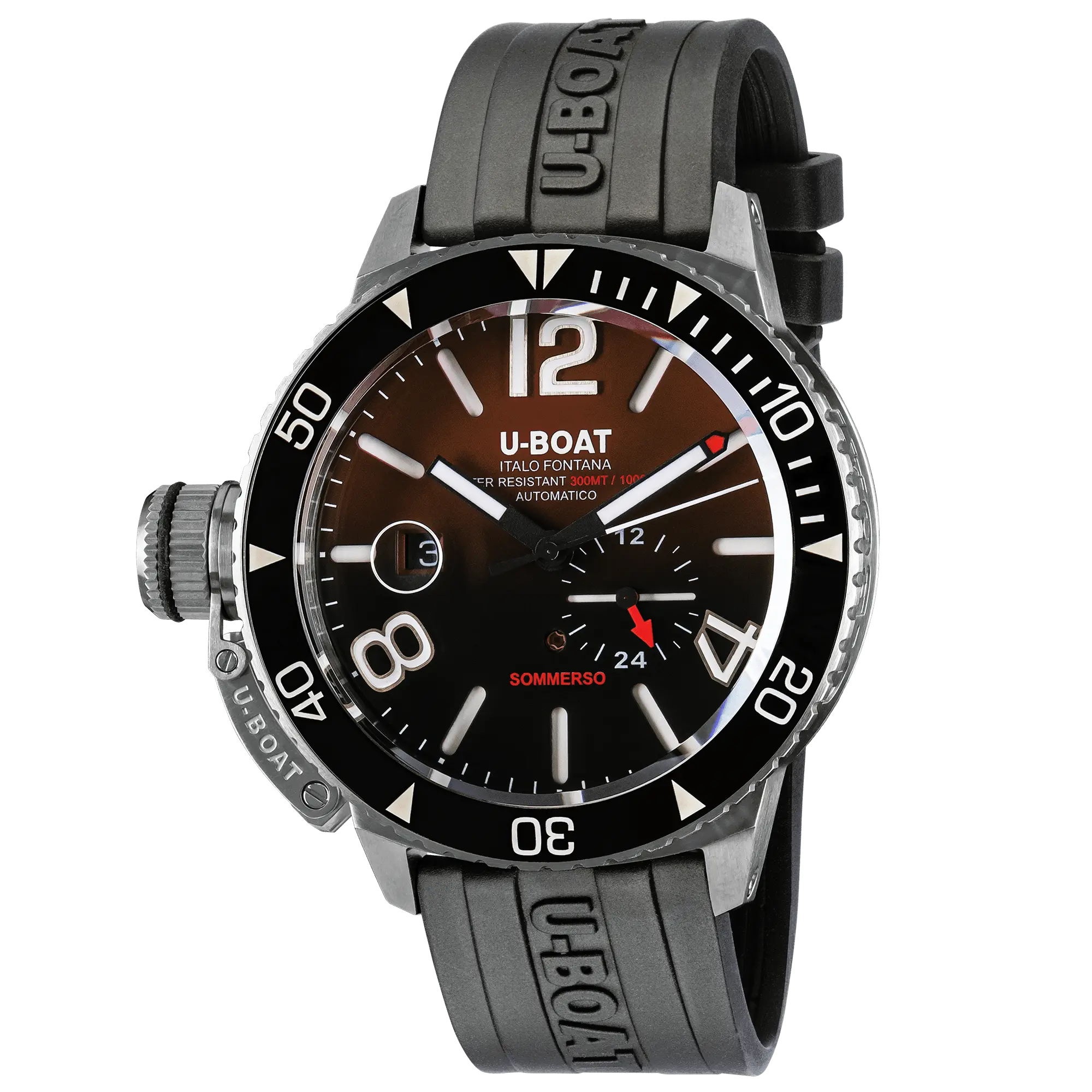SOMMERSO CERAMIC BORDEAUX/MT 46 mm