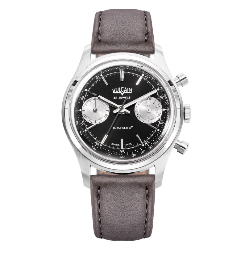 CHRONOGRAPH BLACK & SILVER - 38MM