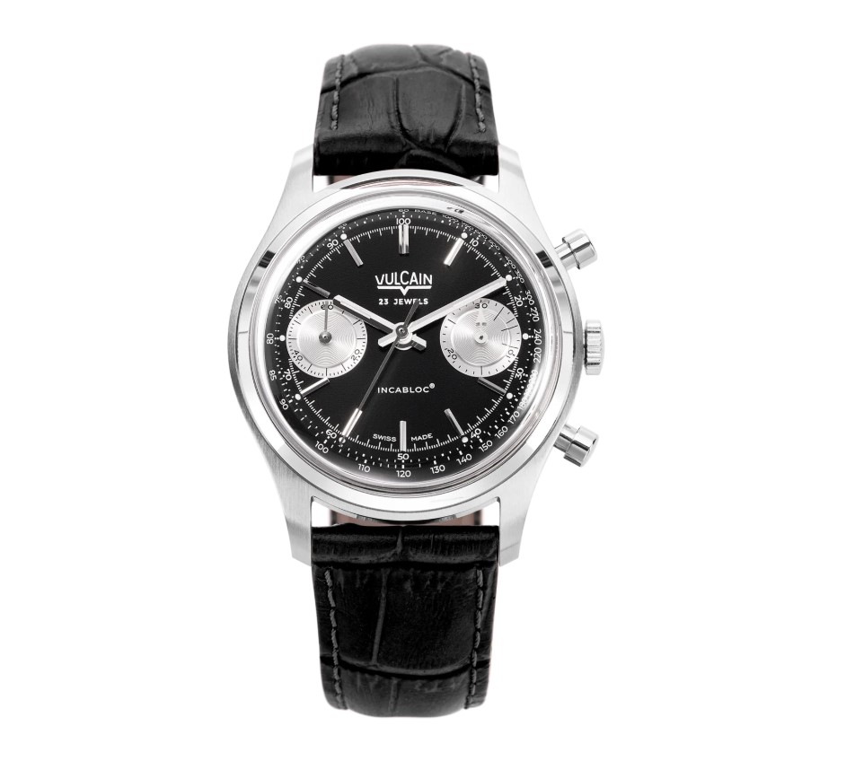 CHRONOGRAPH BLACK & SILVER - 38MM