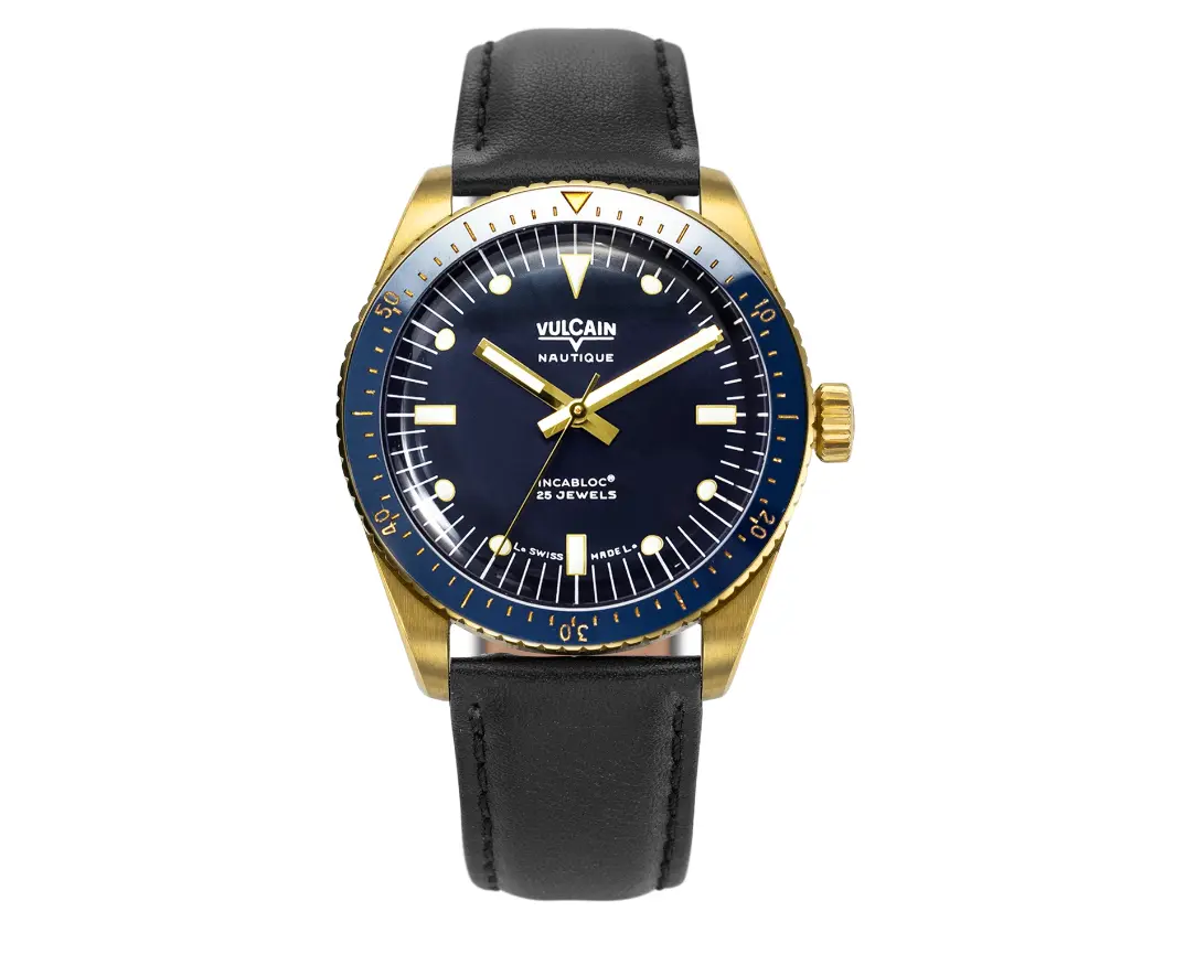 Skindiver Gold & Blue 38mm