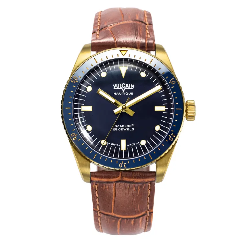 Skindiver Gold & Blue 38mm