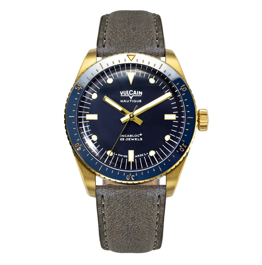Skindiver Gold & Blue 38mm