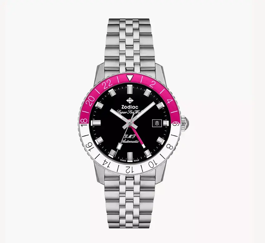 Super Sea Wolf GMT Automatic Stainless Steel Watch - 40MM