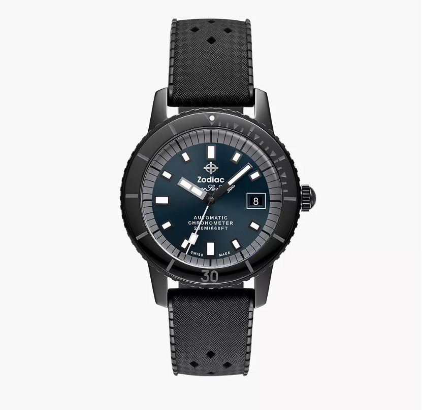 Diver Automatic Rubber Strap Watch - 41MM